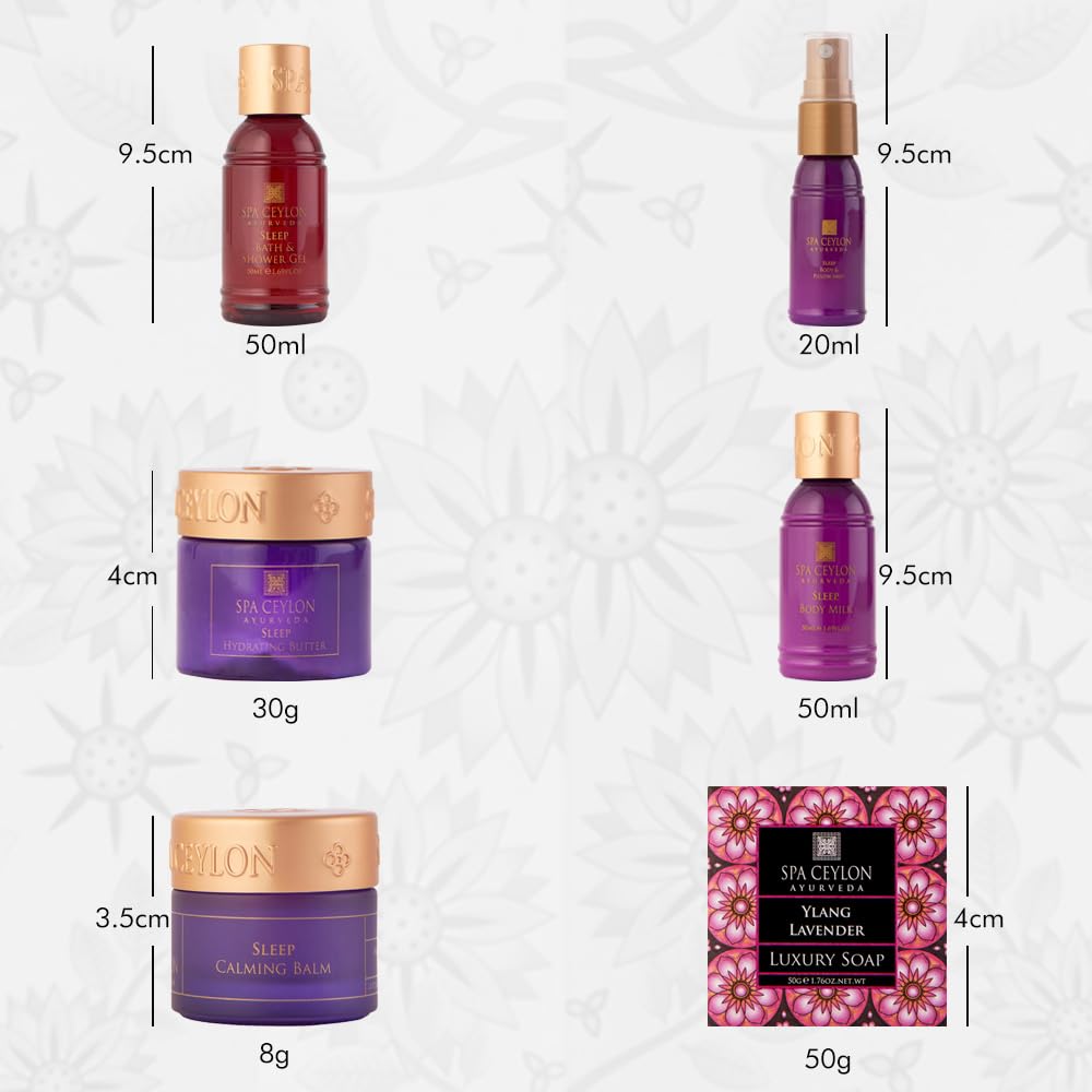 Spa Ceylon Sleep Body & Pillow Mist 20ml creates tranquil bedtime scent.