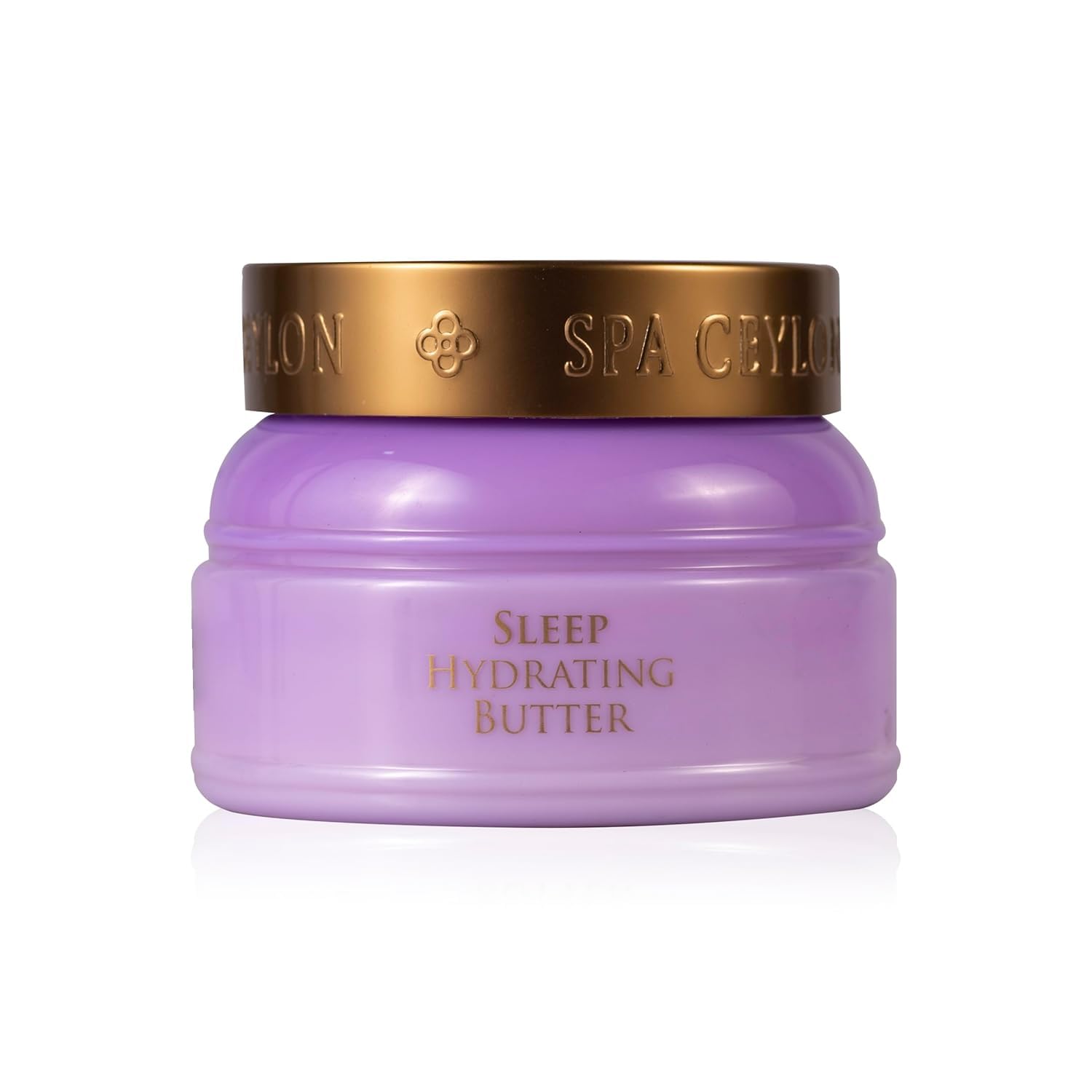 SPA CEYLON Sleep Butter lavender close-up highlighting calming scent and deep hydration for nighttime routine