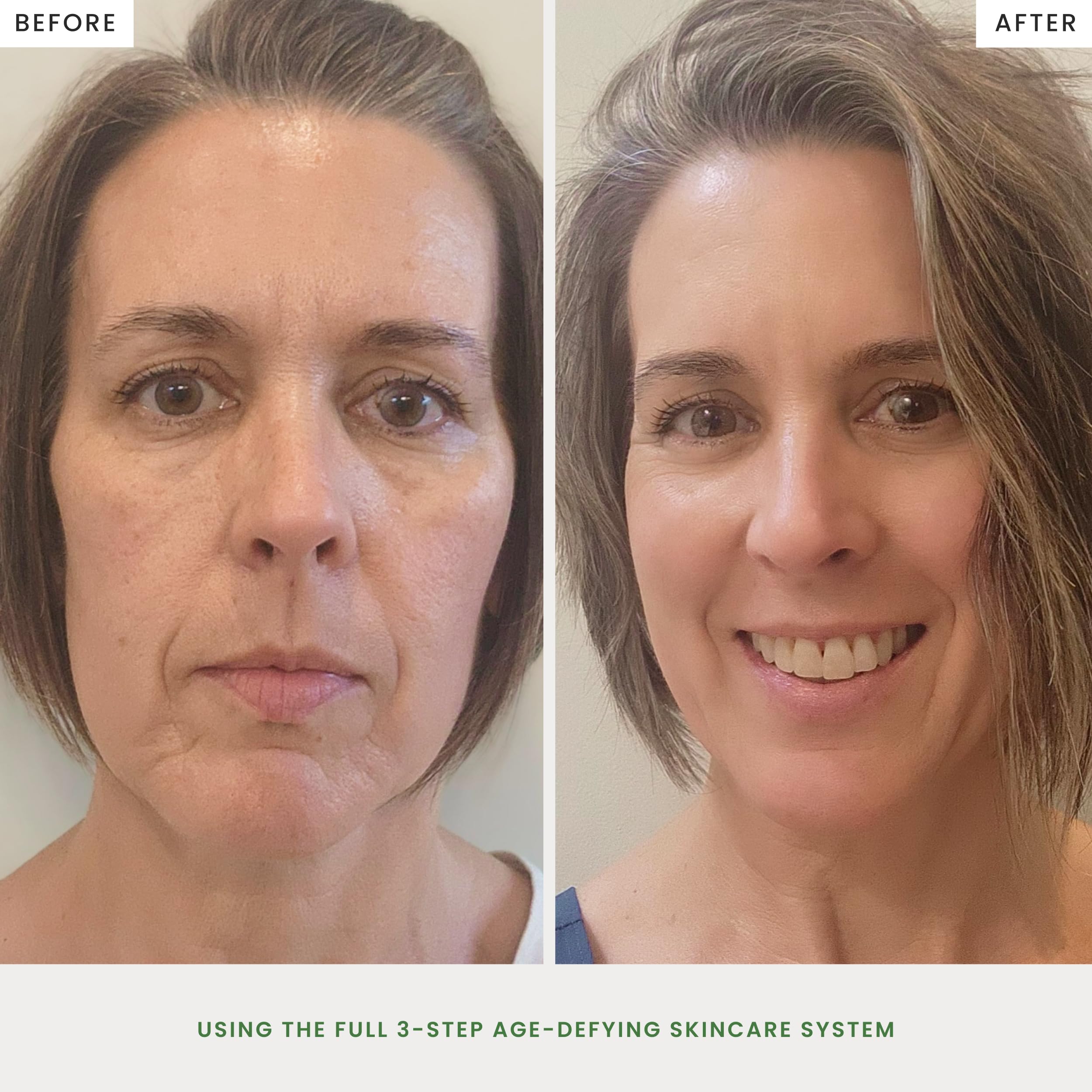 The Spa Dr. pullulan instant-tightening shot conveys quick uplift.