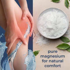 Natural Elephant bath flakes in a spa-like bathroom creating a calming soak.