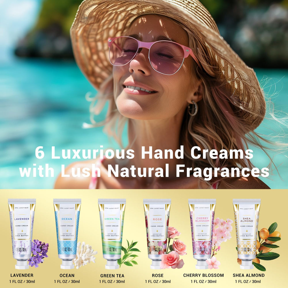 Spa Luxetique Hand Cream Gift Set travel-size bottle for purse-ready moisture