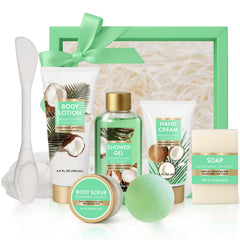 Spa Luxetique gift set packaging with elegant presentation, ideal for gifting
