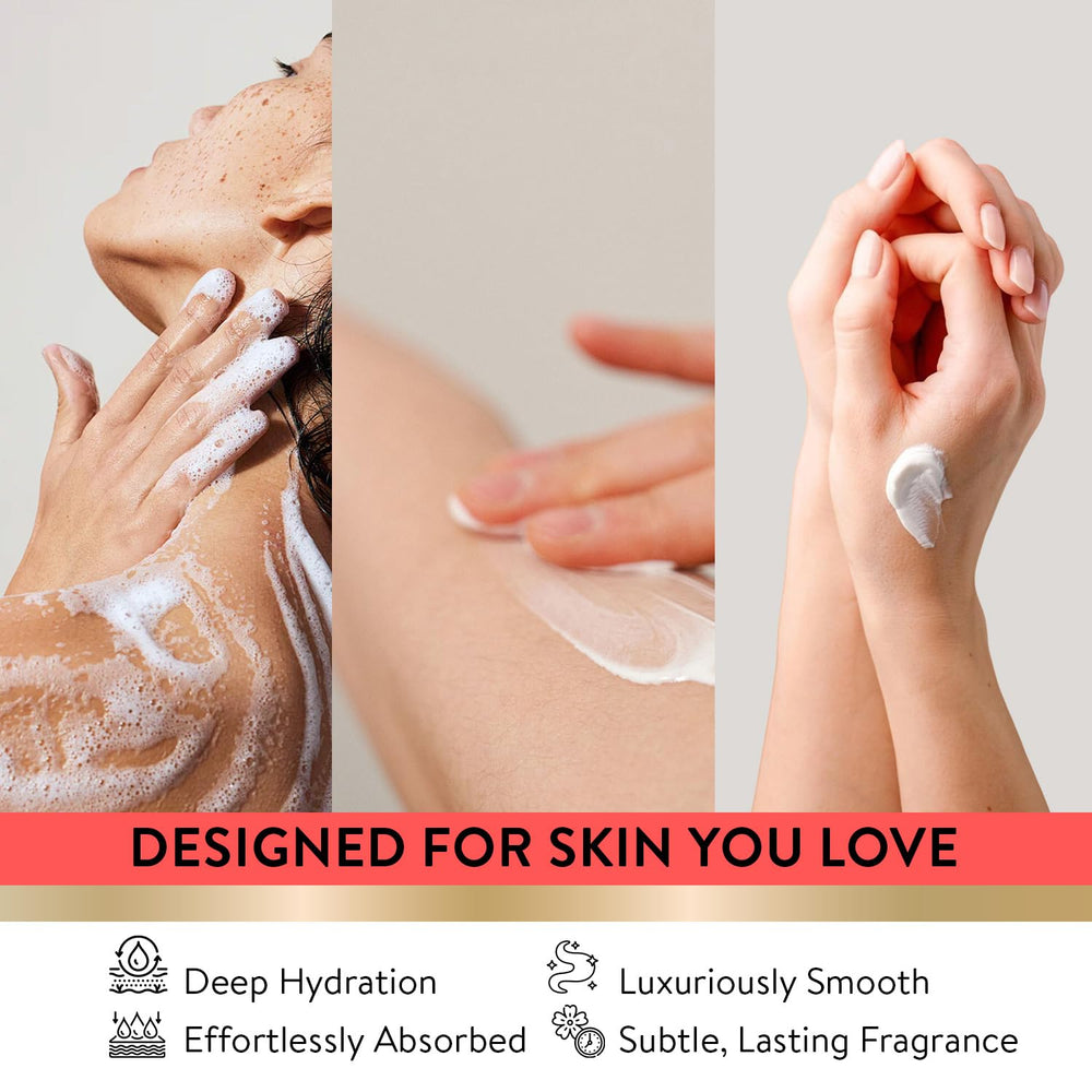 Spa Luxetique World rose hand cream provides silky daily hydration.