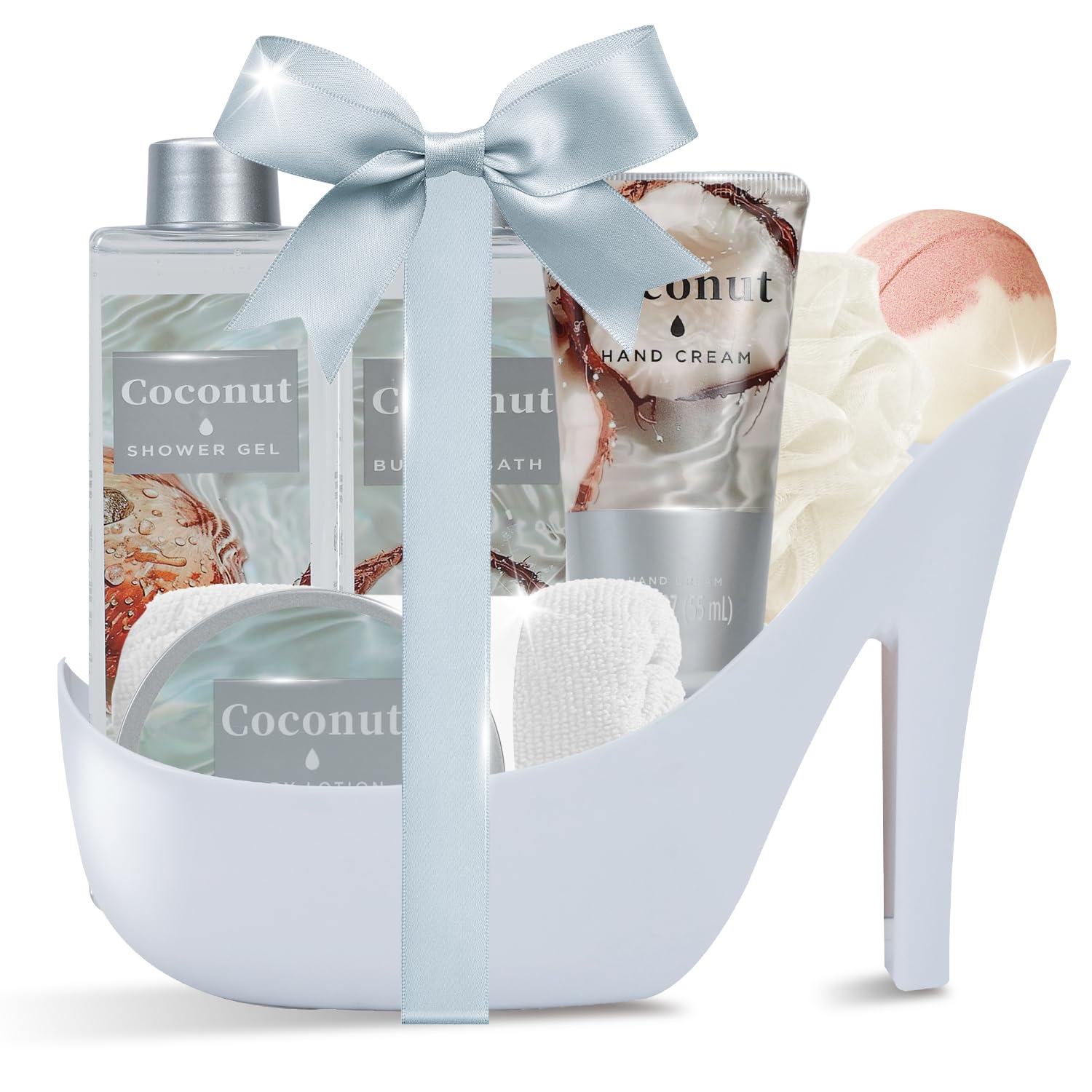Spa Luxetique World valentines gift set box open, showcasing tropical spa pampering.