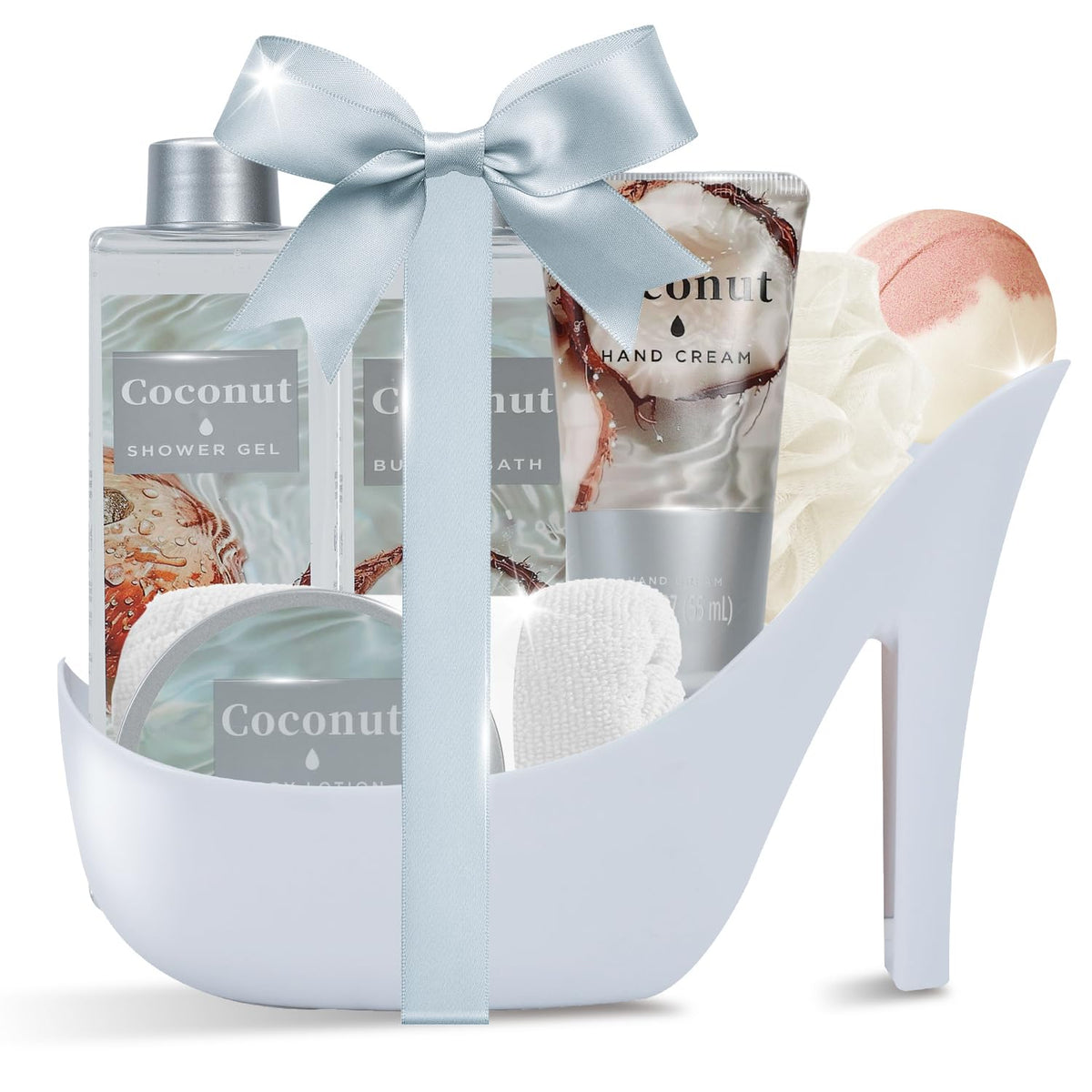 Spa Luxetique World valentines gift set box open, showcasing tropical spa pampering.