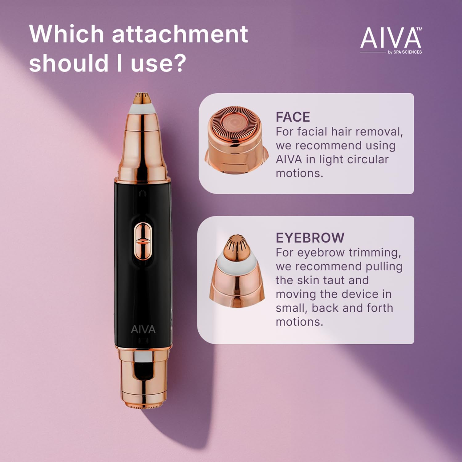 SPA SCIENCES AIVA USB rechargeable design enables cordless convenience.