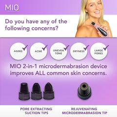 Spa Sciences MIO suction tips in multi shapes reach deep pore congestion