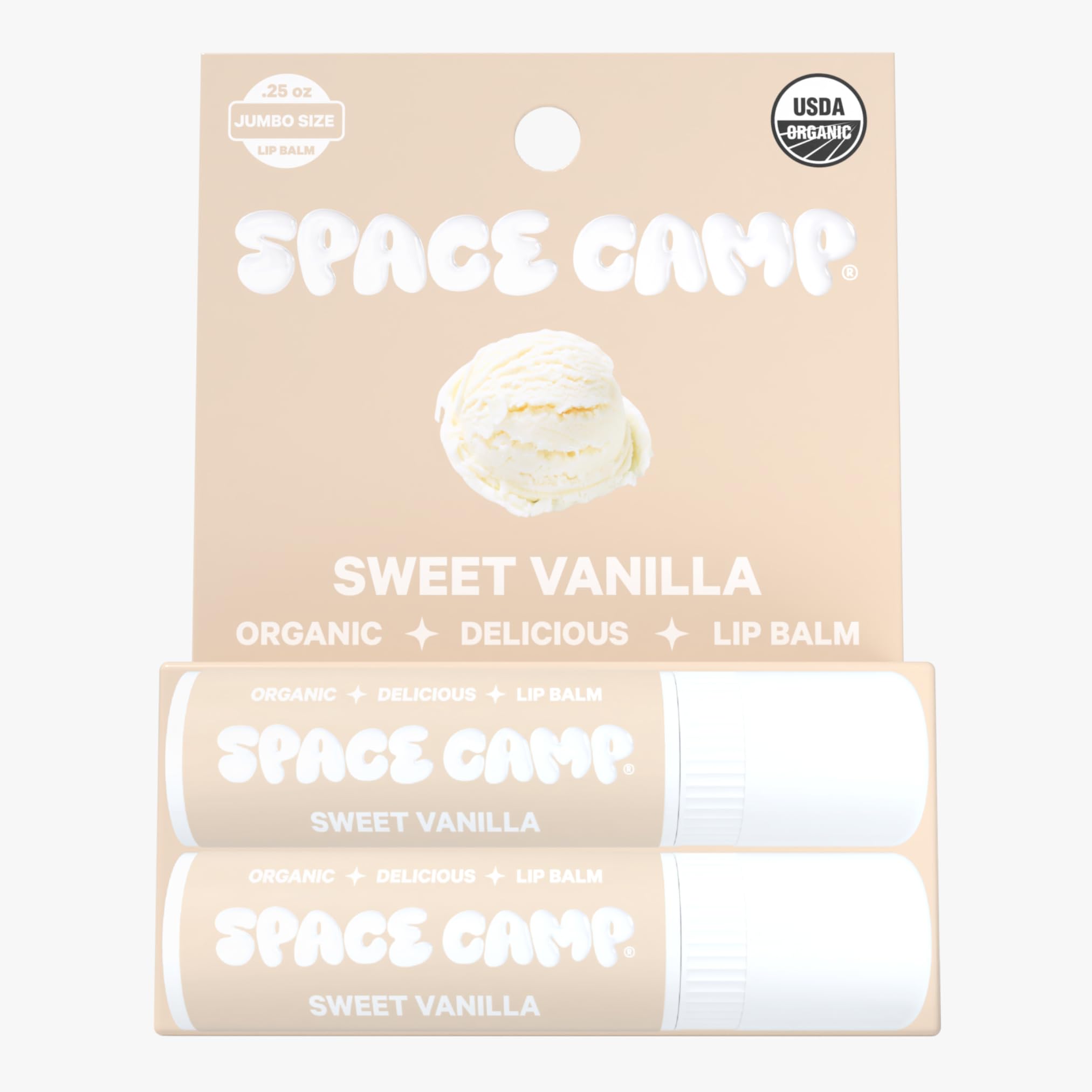 Space Camp Wellness jumbo balm packaging with pocket turnwheel for easy access.