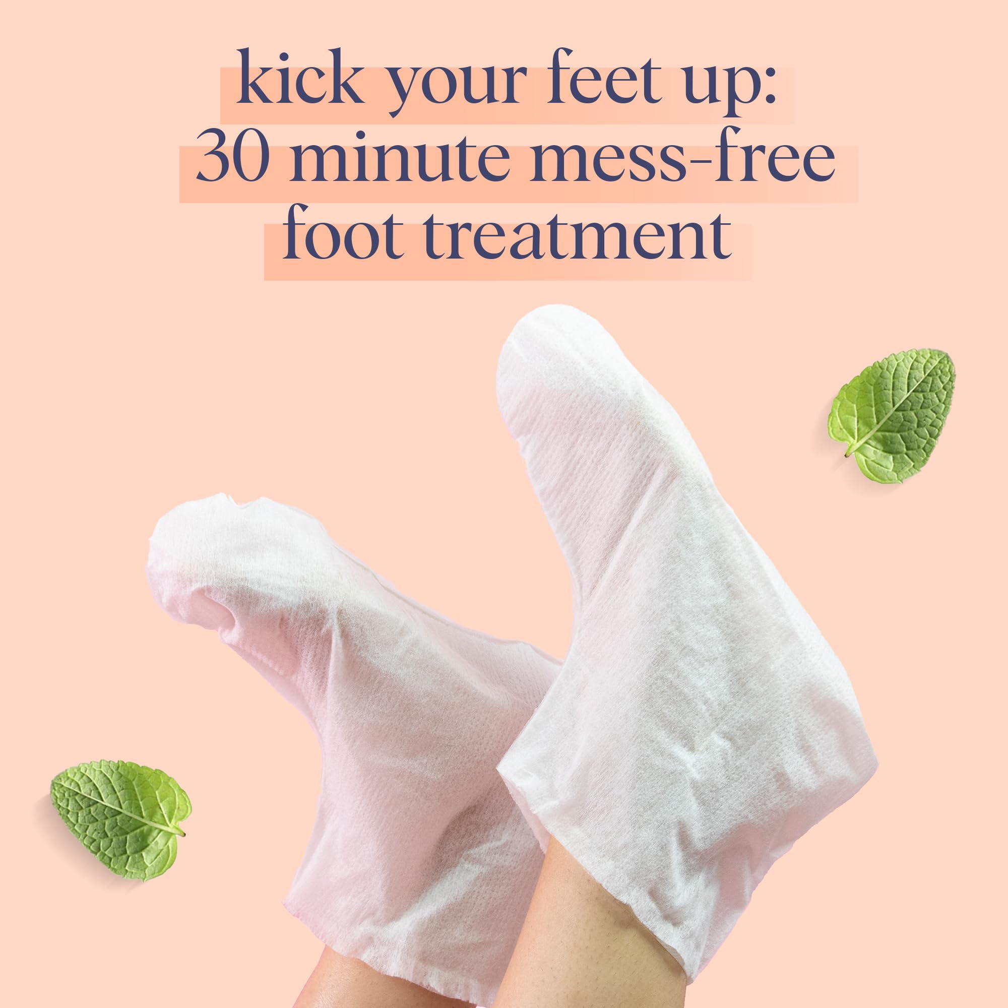 SpaLife overnight moisture foot socks delivering lasting hydration.