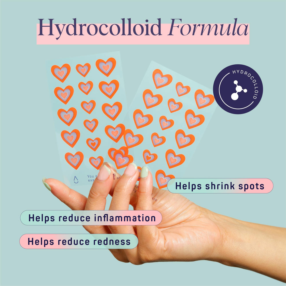 SpaLife hydrocolloid patch absorbs moisture to shield skin and reduce redness