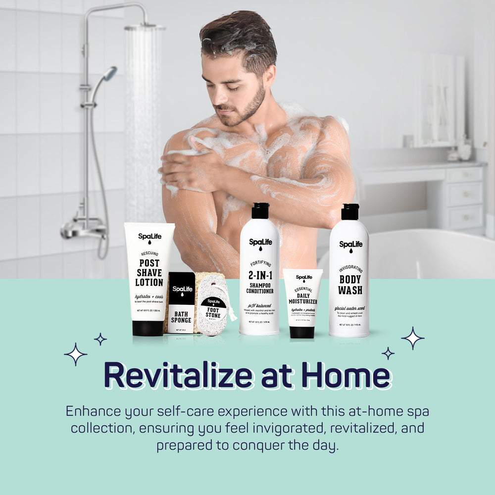 SpaLife post-shave lotion tube for soothing aftercare