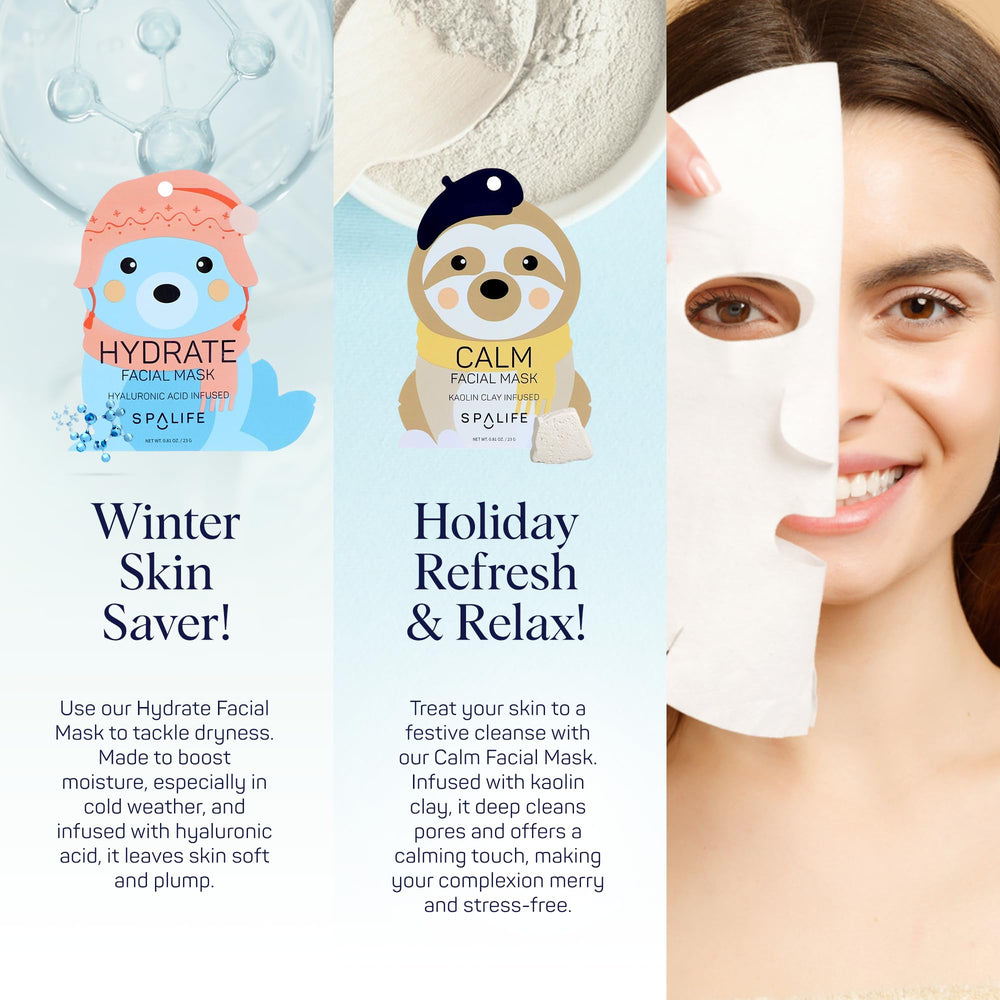 SpaLife Snow Buddies honey infusion for gentle brightening and moisture.
