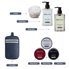 SPALUSIVE Nourishing bath soap supports skin softness during baths.