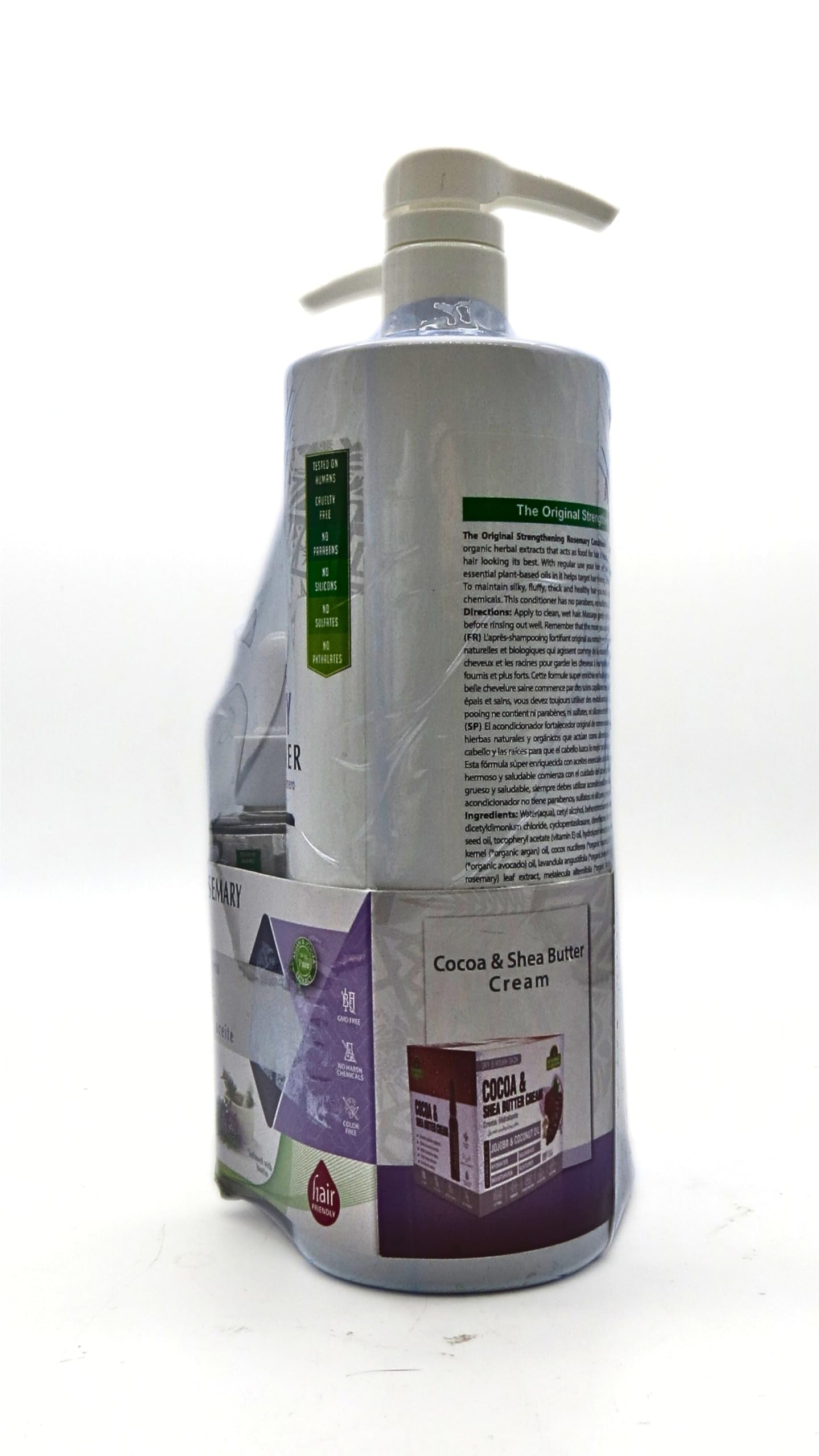 Spanish Garden Rosemary Conditioner bottle delivering moisture and smoothness.