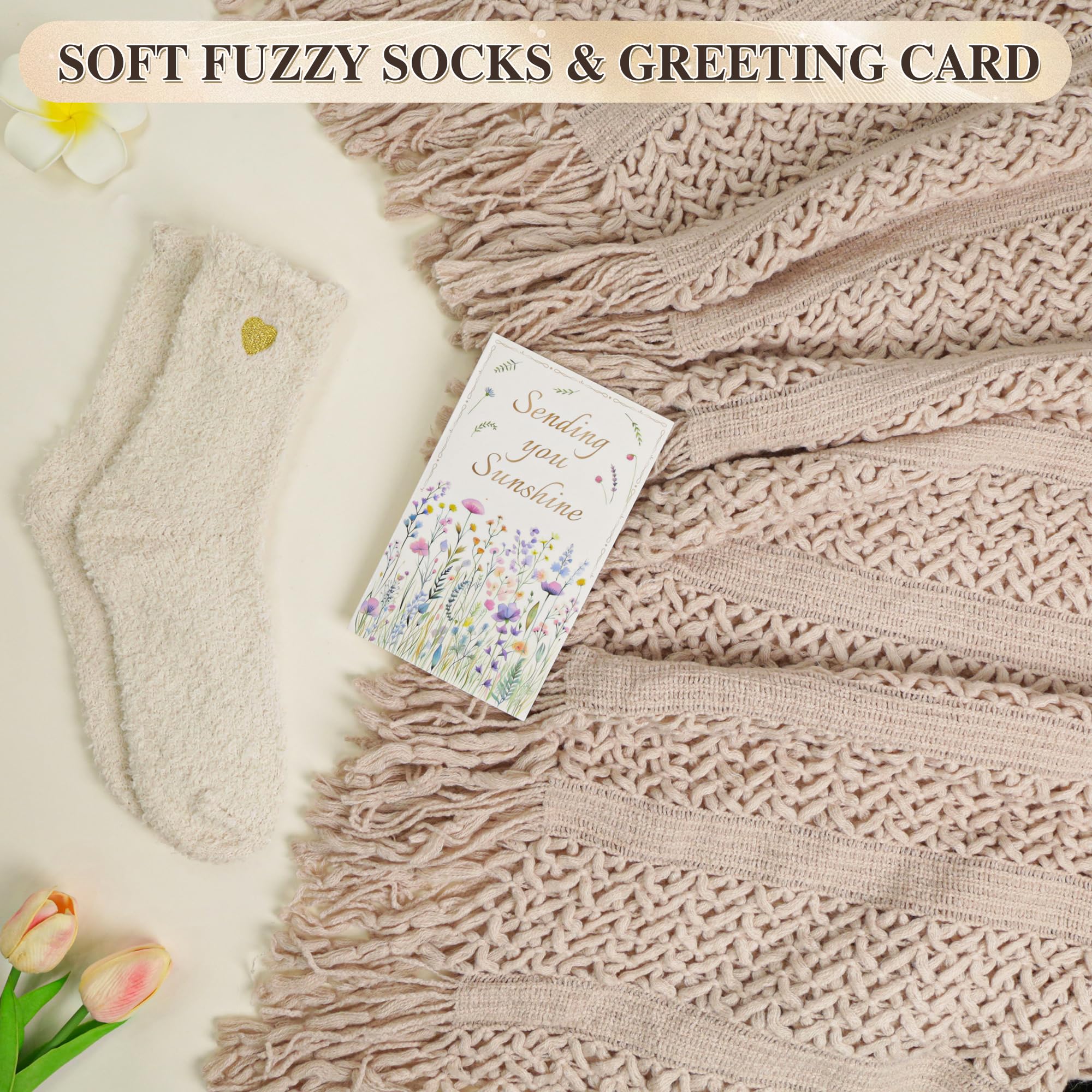 Sparkalyn fuzzy socks offering plush comfort on chilly days.