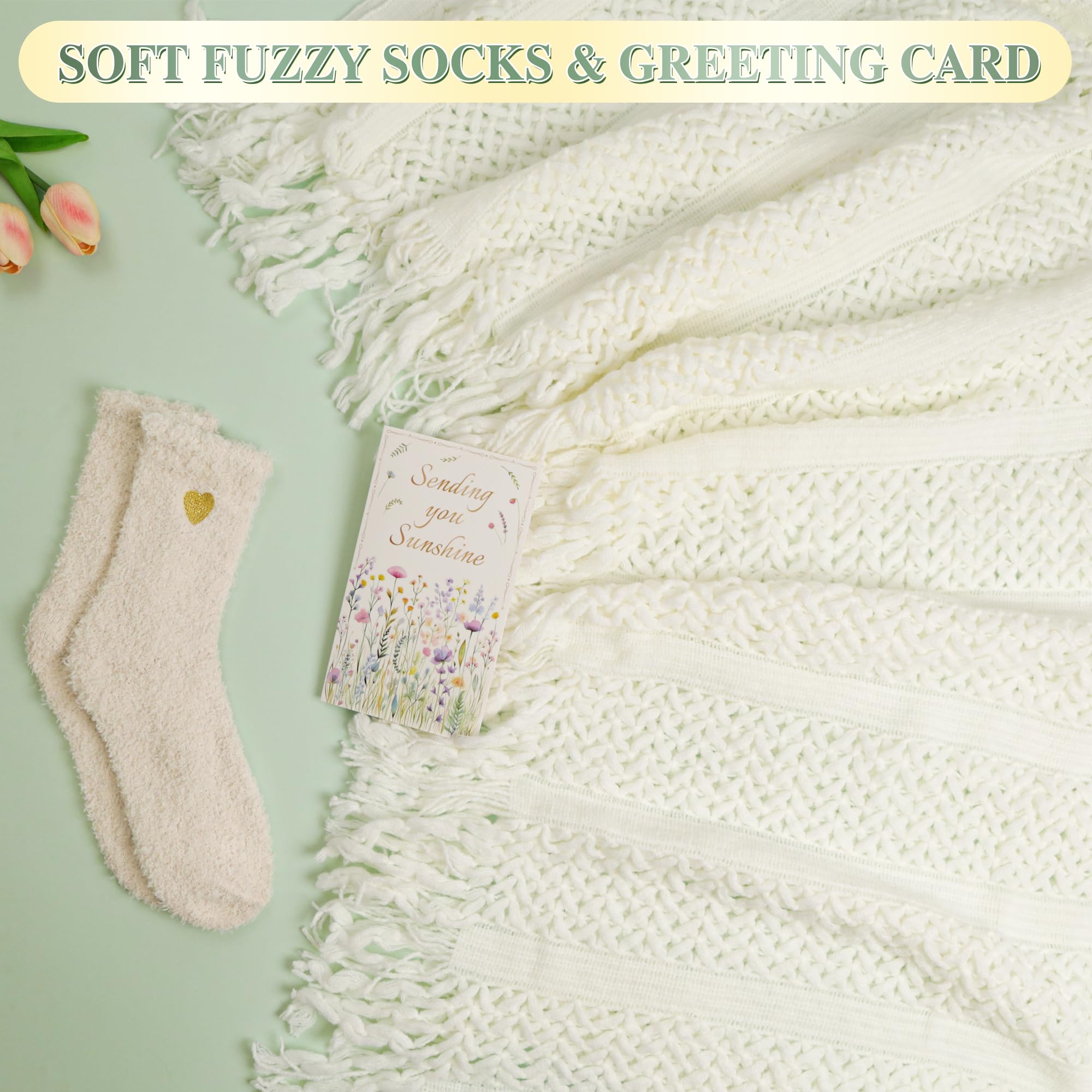 Sparkalyn Valentines Gift Box fuzzy socks add warmth for everyday comfort.