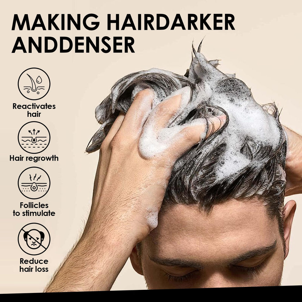 Spartan Root Activator Shampoo pump enables quick, mess-free application.