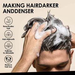 Spartan Root Activator Shampoo pump enables quick, mess-free application.