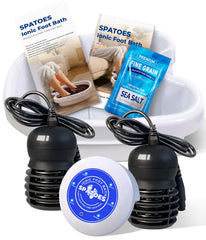 SPATOES Ionic Foot Detox machine front view for home use and color change display