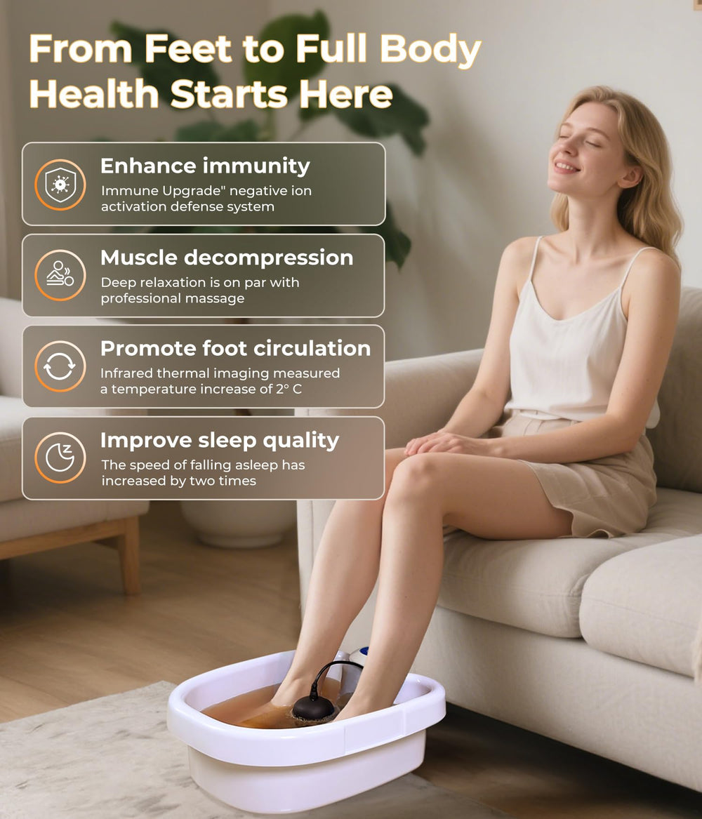 SPATOES home spa therapy and negative ions for relaxation