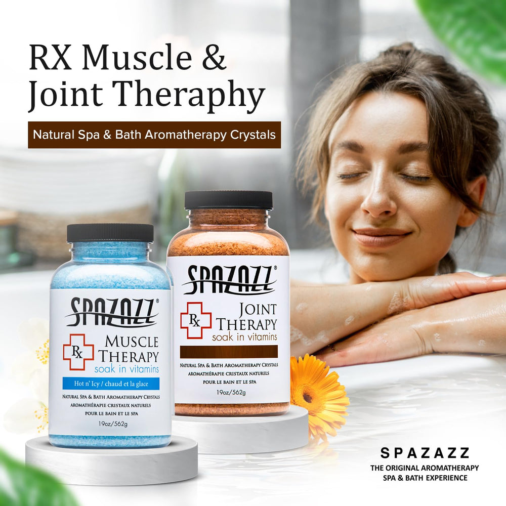 Spazazz Dead Sea bath salt crystals close-up for mineral-rich soak