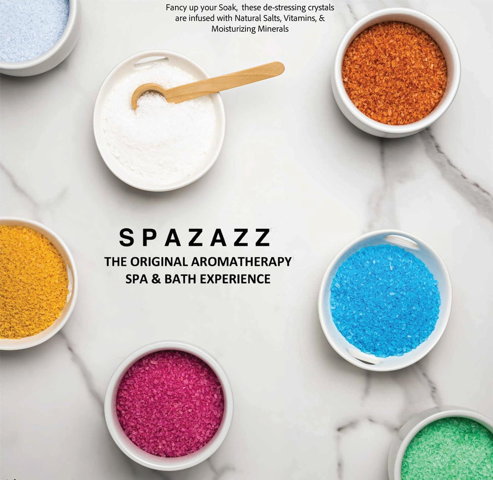 Spazazz hot tub therapy ambience enhances evening routines at home.