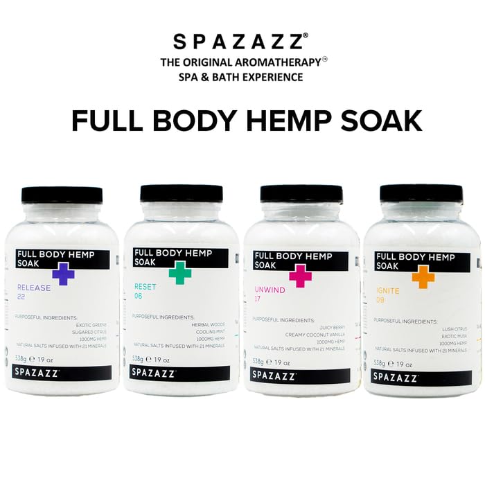Spazazz Made in USA badge signals trusted, woman-owned spa brand.