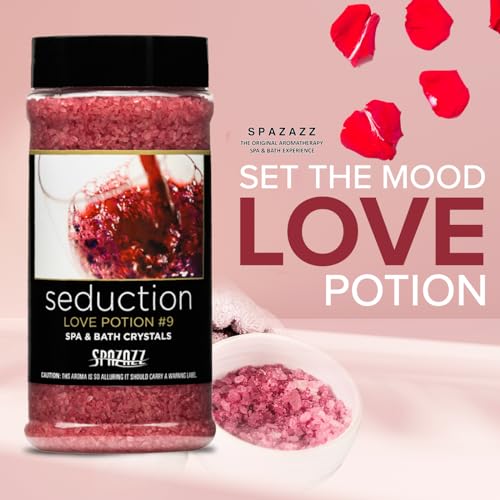 Spazazz magnesium mineral salts support a soothing, hydrating soak.