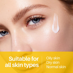 SPChannel Wake Up Eye Gel application demonstrates gentle massage around the eye area