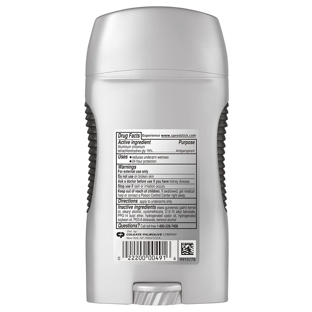 Speed Stick label-front image clearly shows unscented feature.