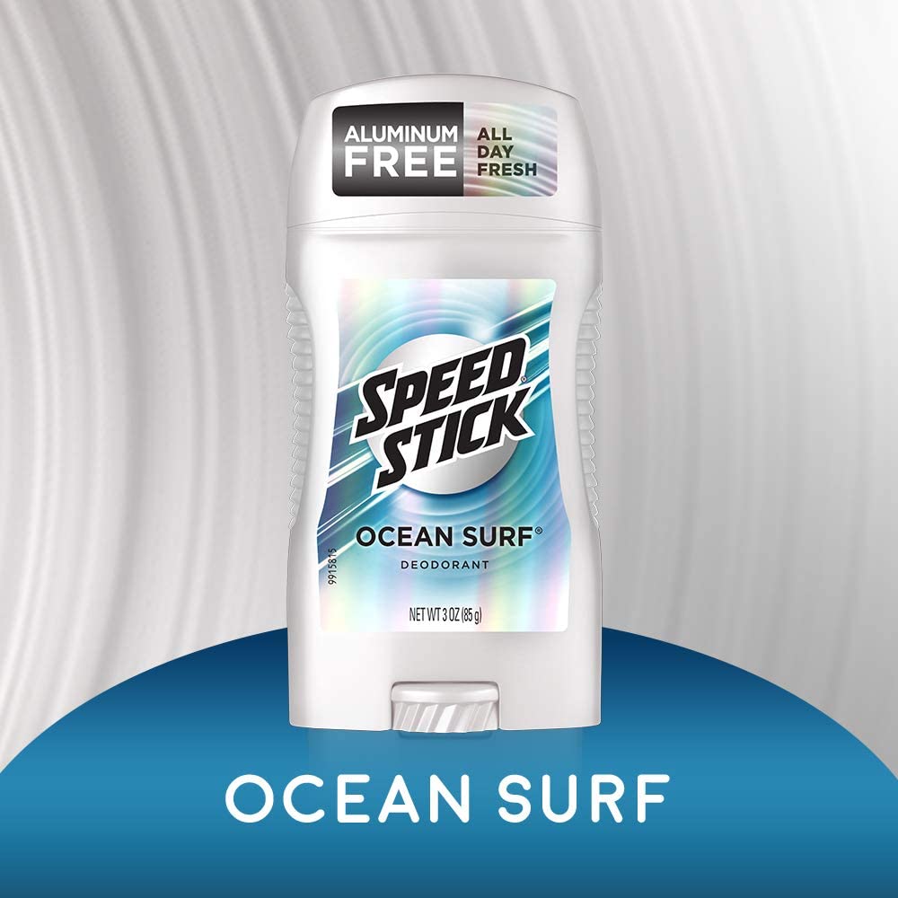 Speed Stick Ocean Surf packaging close-up highlighting sleek design