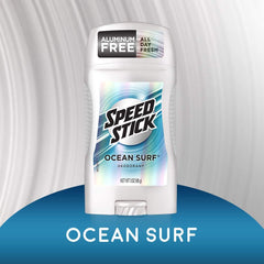 Speed Stick Ocean Surf packaging close-up highlighting sleek design