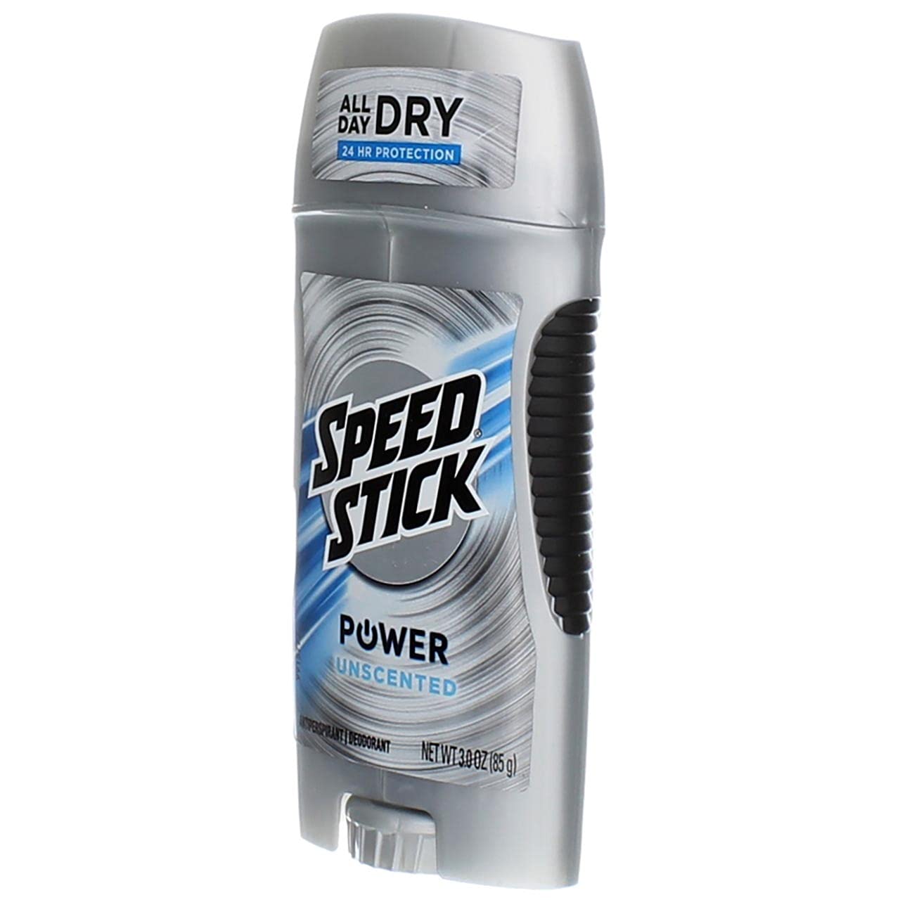 Speed Stick Power anti-odor protection illustrates all-day freshness.