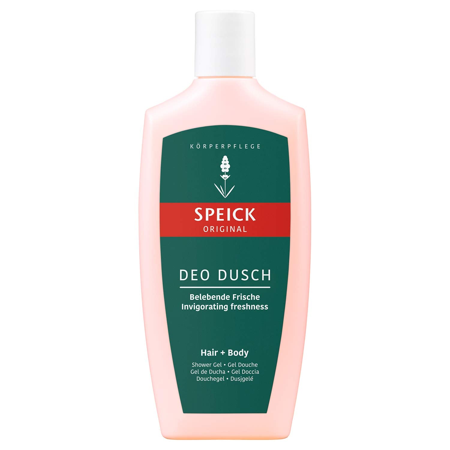 Speick Deo Bath and Shower Gel bottle showcasing sage-infused cleansing for daily freshness