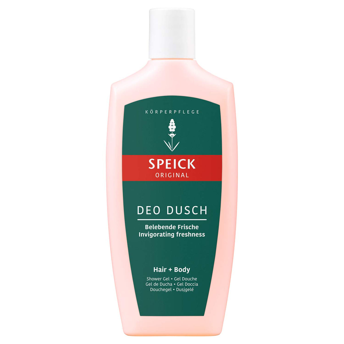 Speick Deo Bath and Shower Gel bottle showcasing sage-infused cleansing for daily freshness
