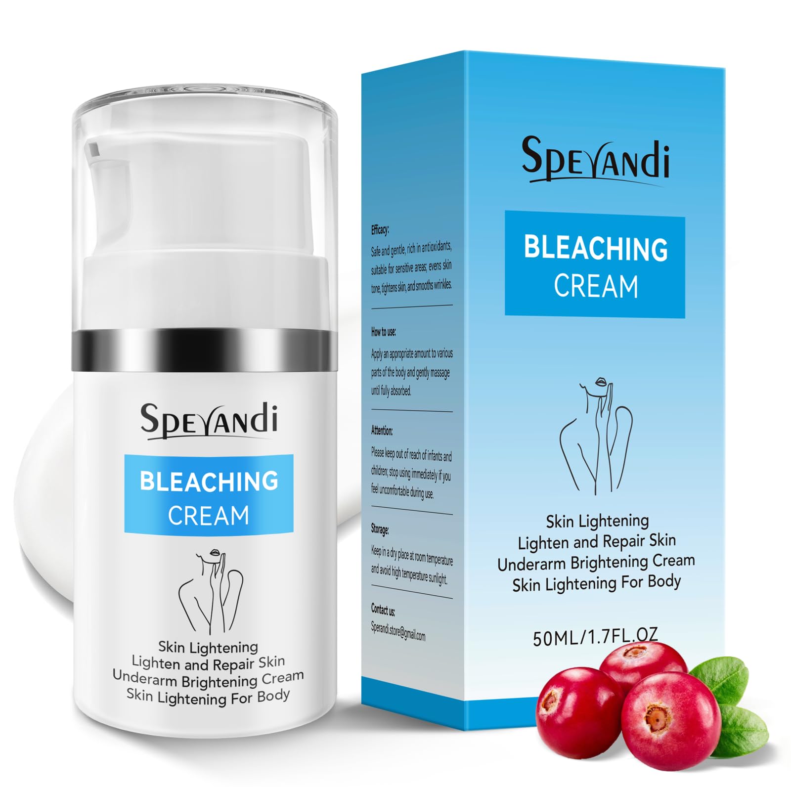 Sperandi dark-spot remover bottle pump for daily, even-toned skin.