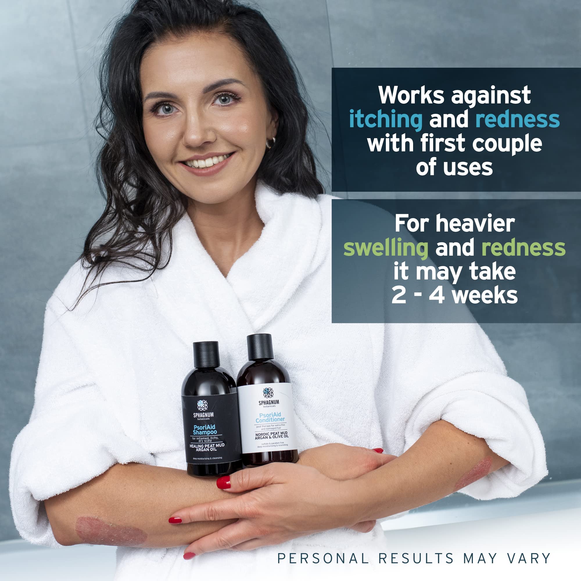 Sphagnum Botanicals menthol cooling splash highlights refreshing scalp sensation.