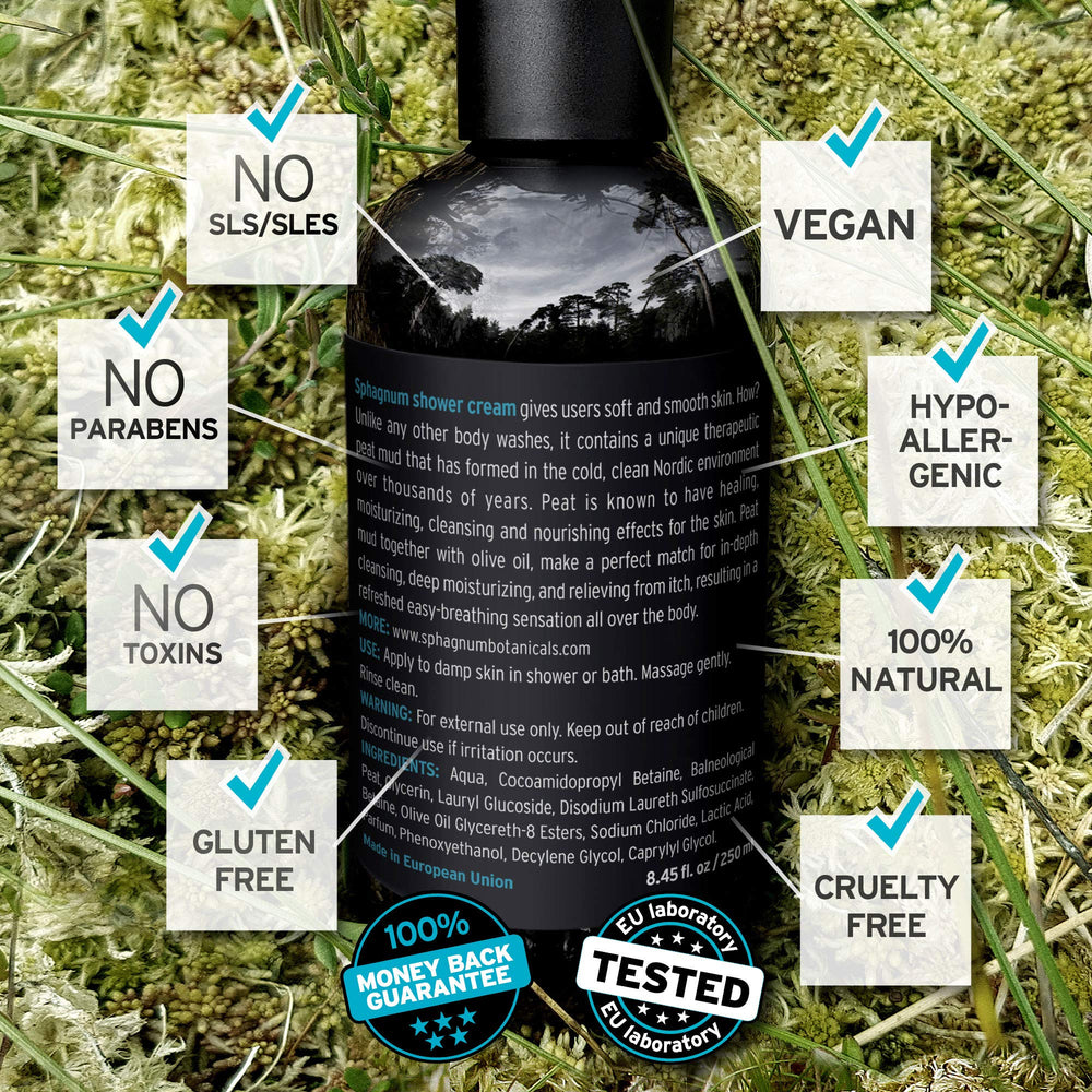 Sphagnum Botanicals peat mud close-up showing rich texture for skin nourishment