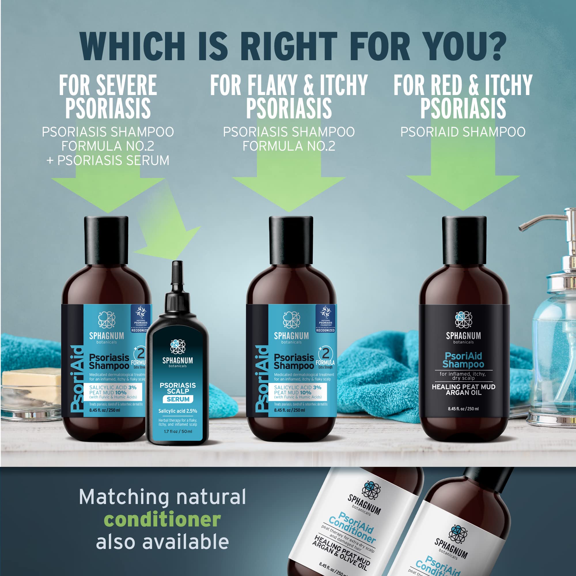 Sphagnum Botanicals shampoo lather over hair demonstrates easy cleansing action.