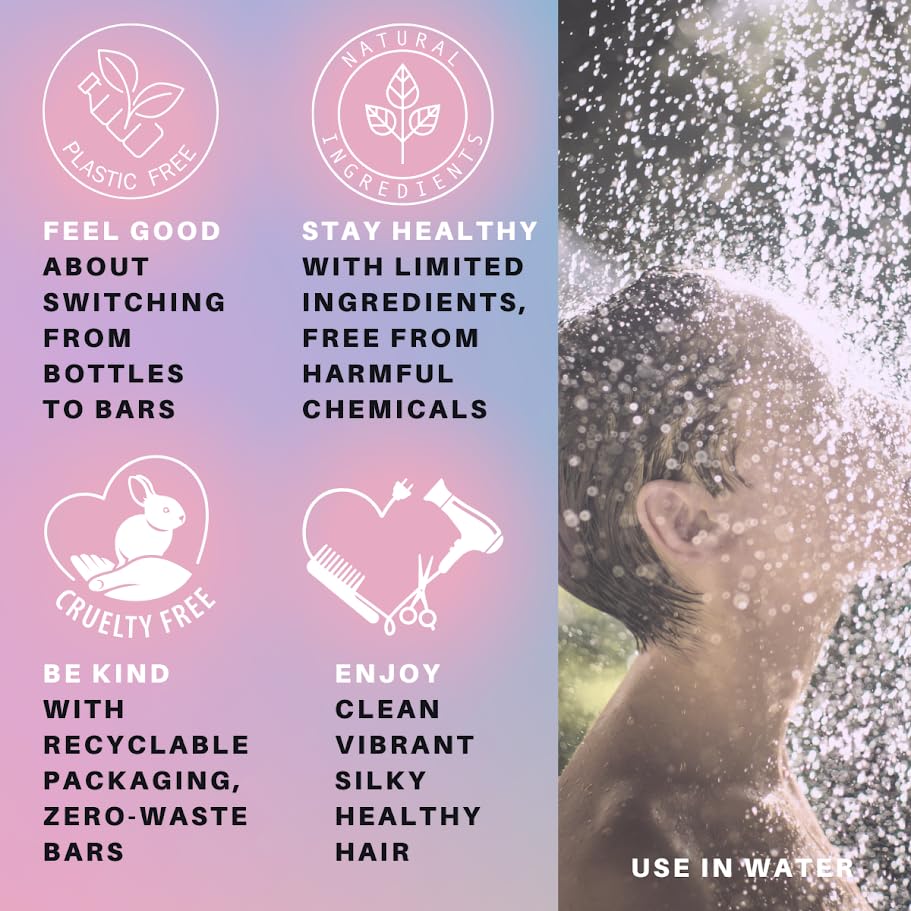 Spiraleaf multi-use haircare and shaving bars for versatile daily care.