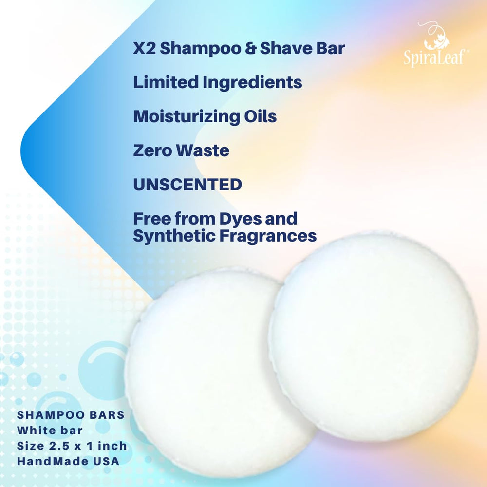 Spiraleaf shampoo bars with oils close-up highlighting nourishing ingredients for moisture and shine.