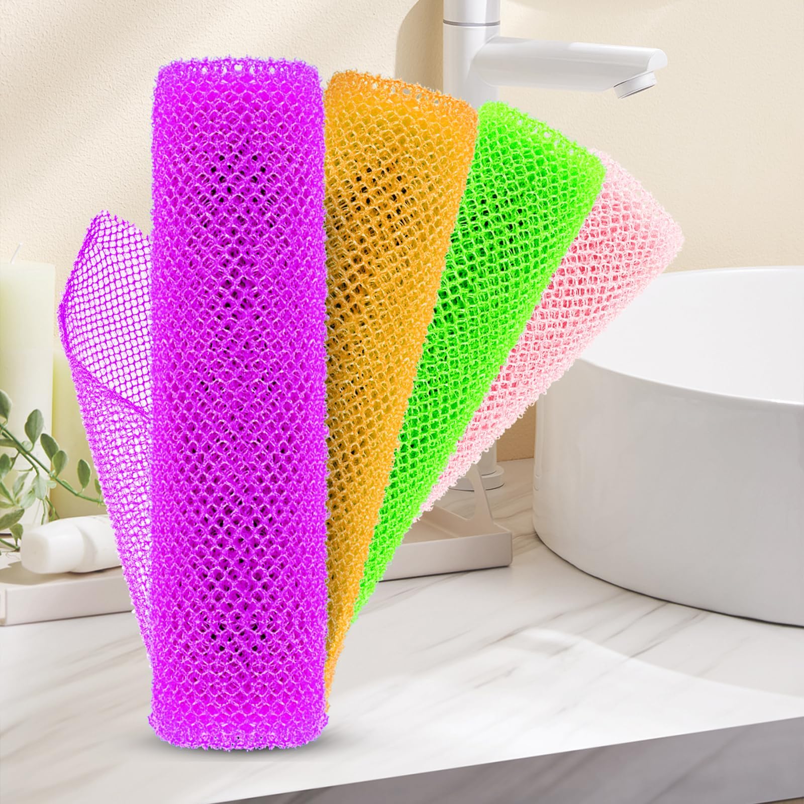 SpiralScgv African Net Sponge back friendly cleaning and kitchen scrubbing