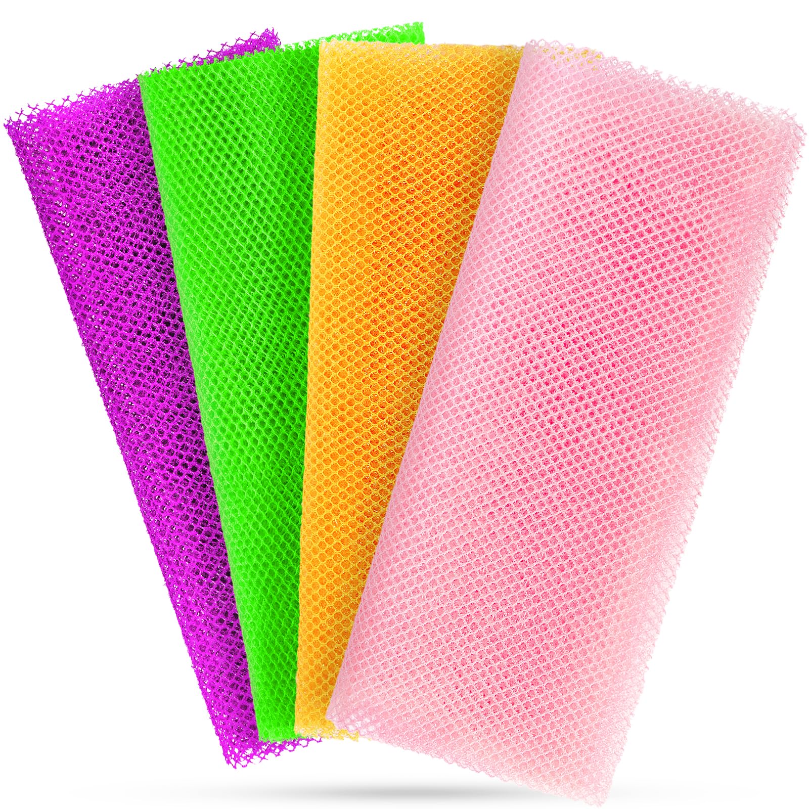 SpiralScgv African Net Sponge in purple for deep exfoliation and thorough cleansing