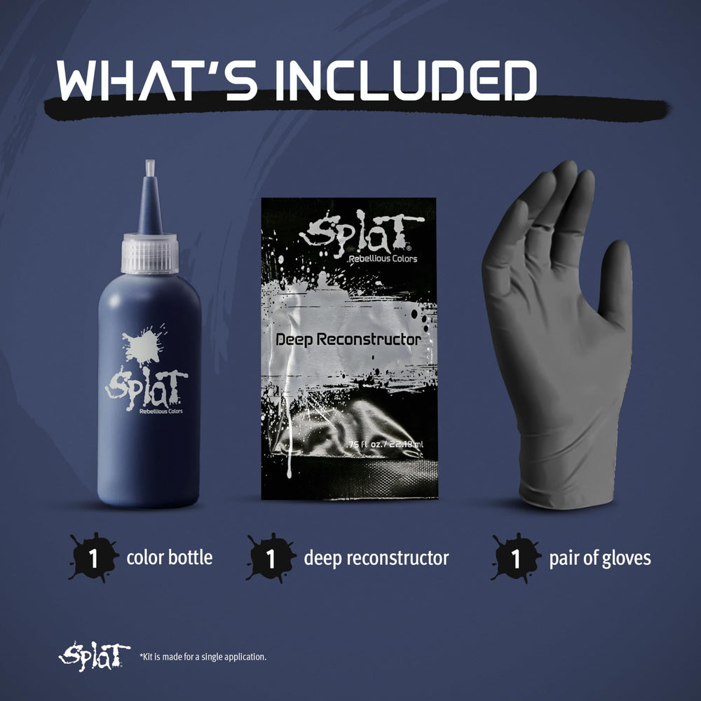 Splat Midnight Azure quinoa extracts support hair strength and overall health.