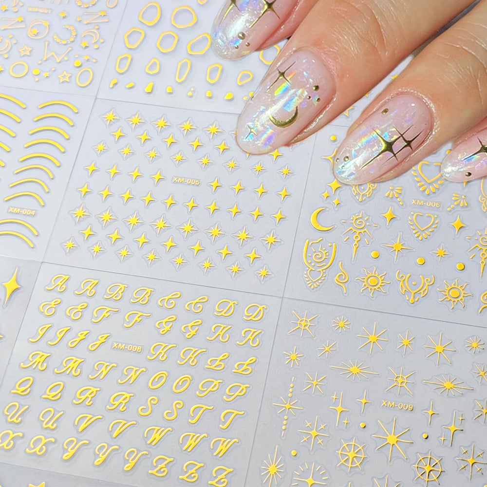 SPLOCUDU 3D bow nail stickers add dimensional flair