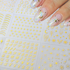 SPLOCUDU 3D bow nail stickers add dimensional flair