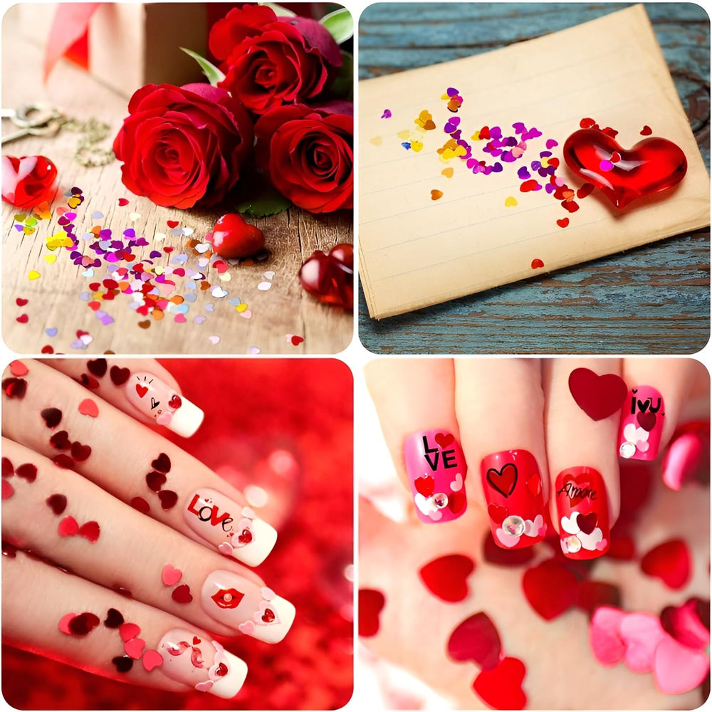 SPLOCUDU easy-apply heart stickers for fast nail art in seconds