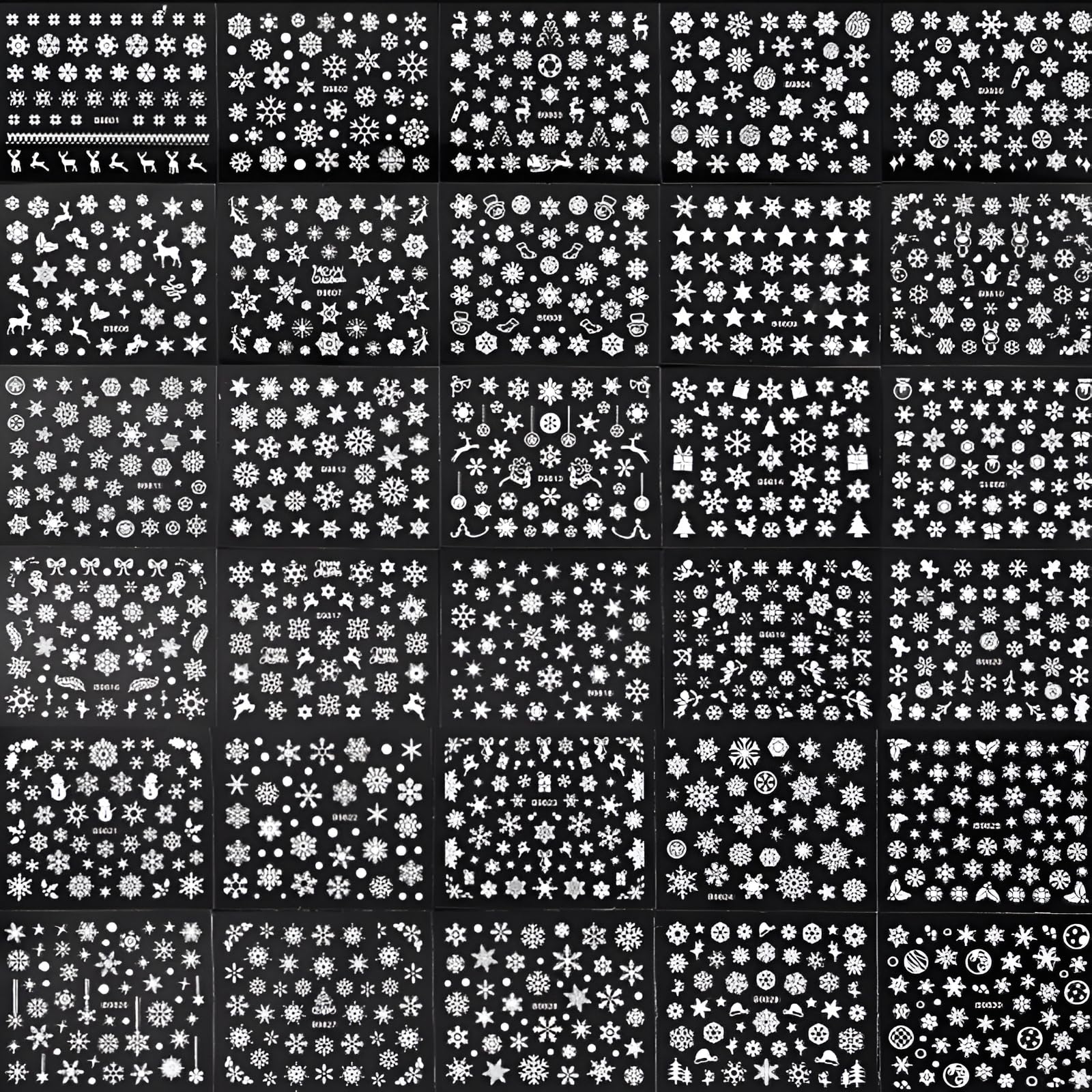 SPLOCUDU nail art stickers kit for home and salon.