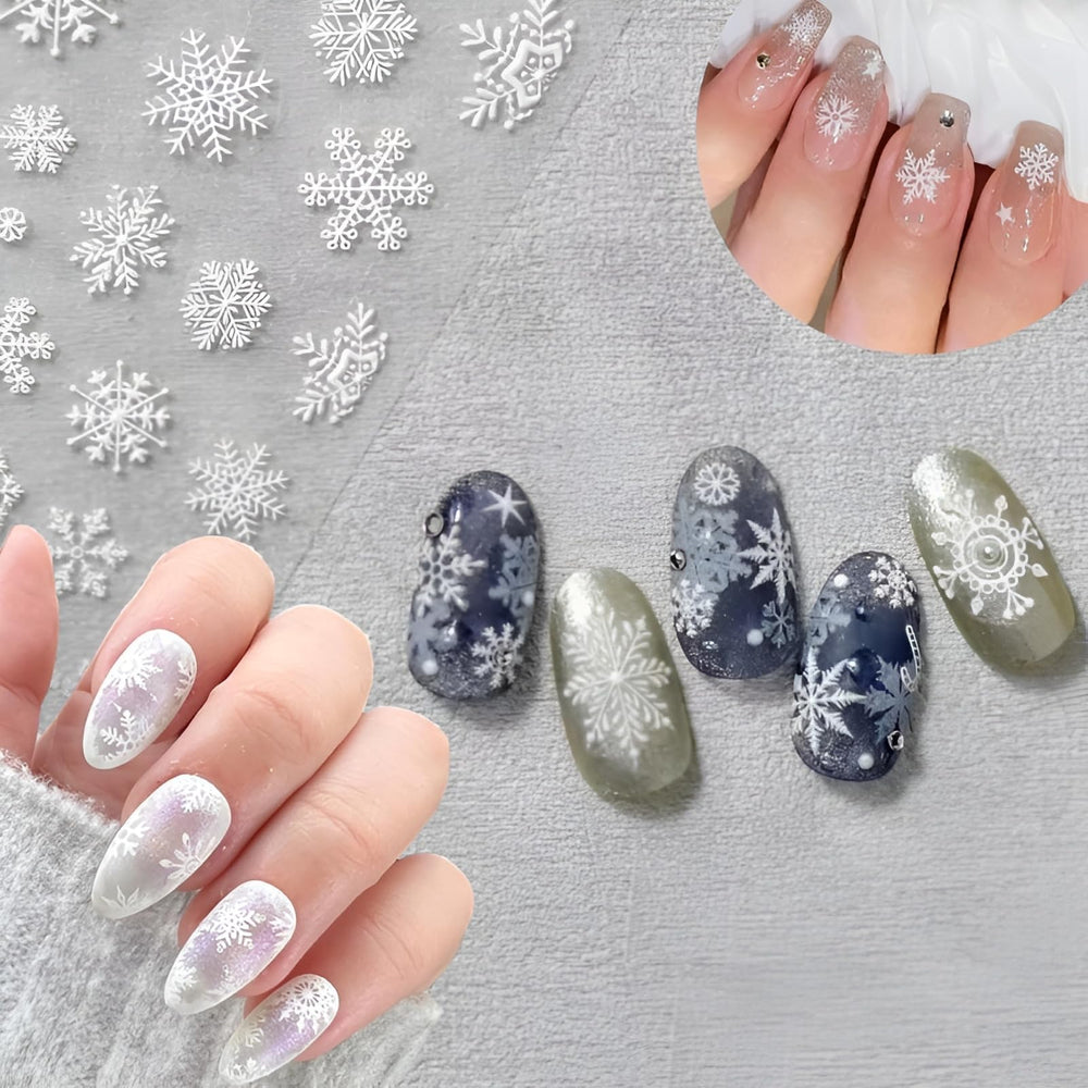 SPLOCUDU Santa Claus nail stickers spark festive flair.