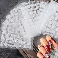 SPLOCUDU snowman nail stickers add playful winter charm.